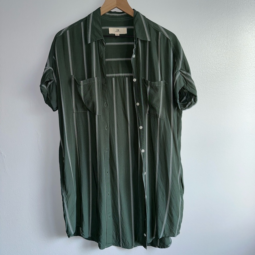 Thread & Supply Button Up Blouse Button Down Shir… - image 1